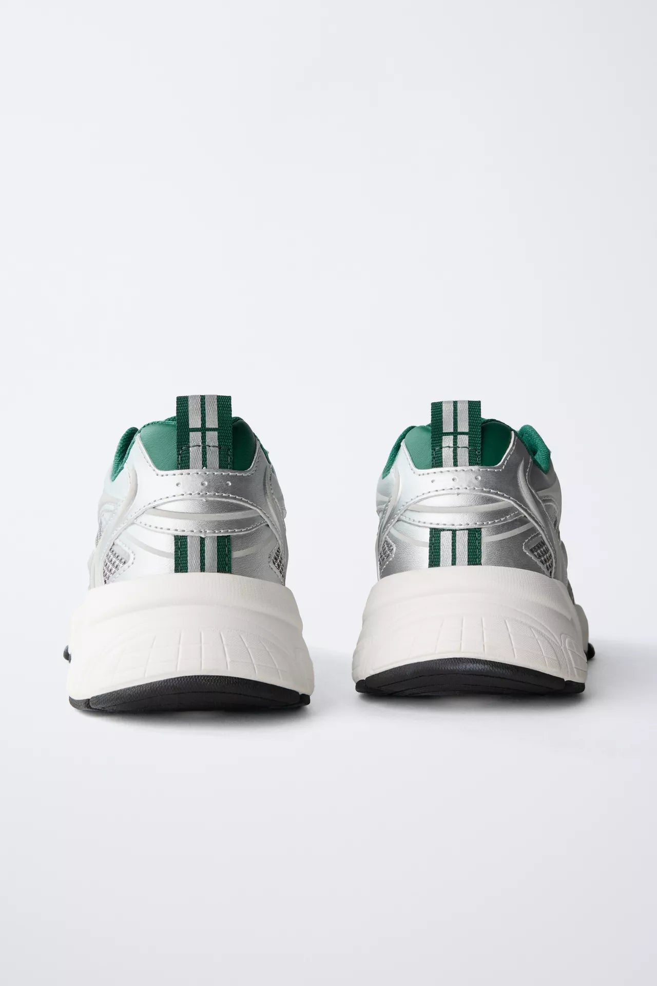 MESH TRAINER - SILVER / FORREST