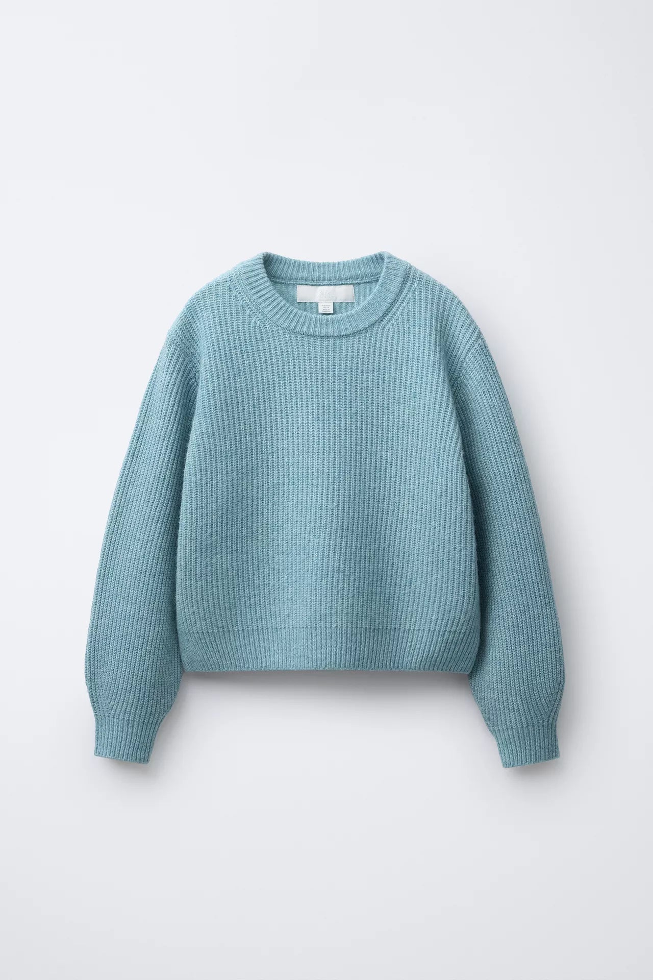 BASIC KNIT SWEATER - BLUE