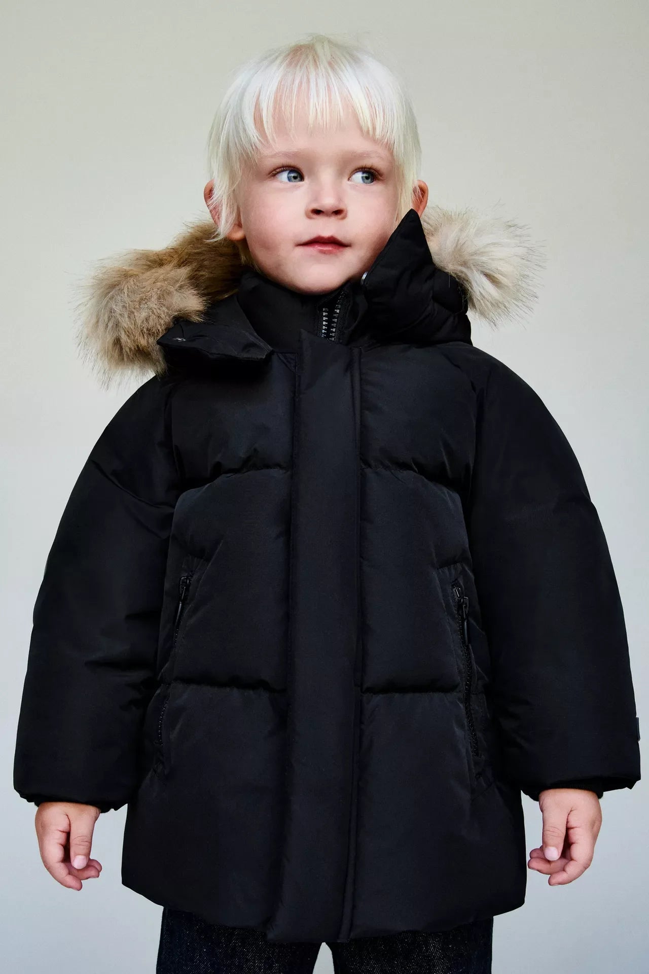 PUFFER JACKET - BLACK